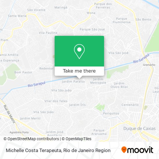 Mapa Michelle Costa Terapeuta