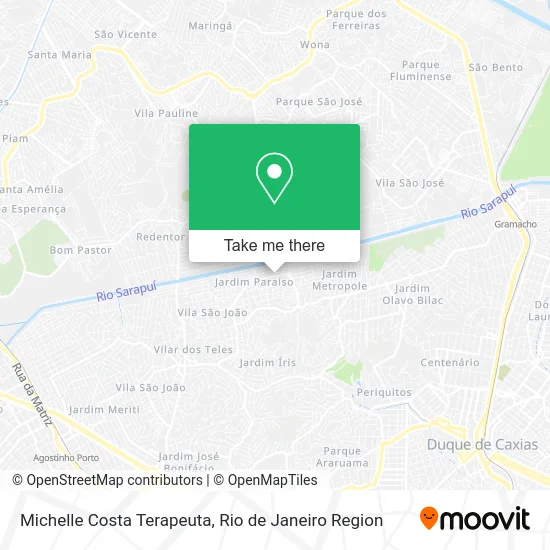 Michelle Costa Terapeuta map