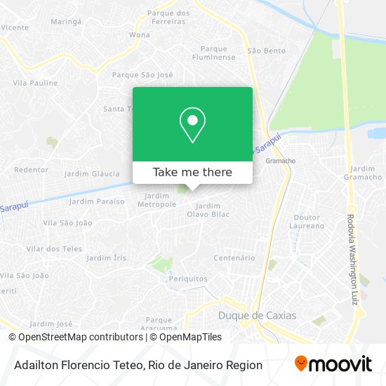 Adailton Florencio Teteo map