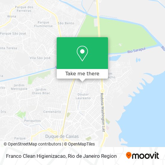 Franco Clean Higienizacao map
