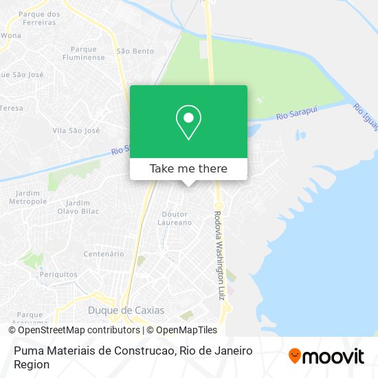 Mapa Puma Materiais de Construcao