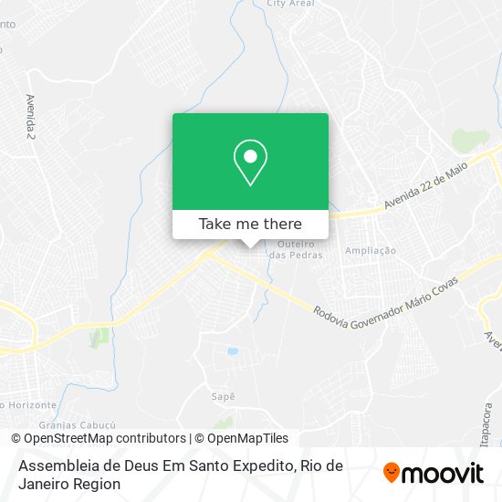 Assembleia de Deus Em Santo Expedito map