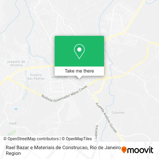 Rael Bazar e Materiais de Construcao map
