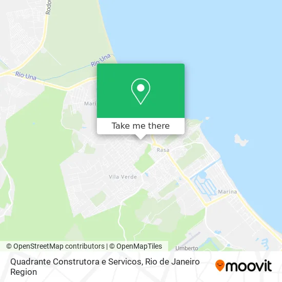 Quadrante Construtora e Servicos map