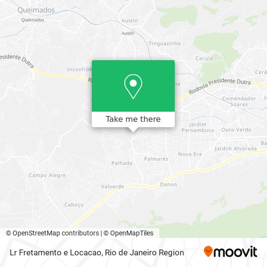 Lr Fretamento e Locacao map