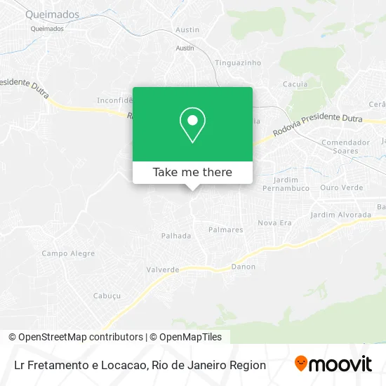 Lr Fretamento e Locacao map