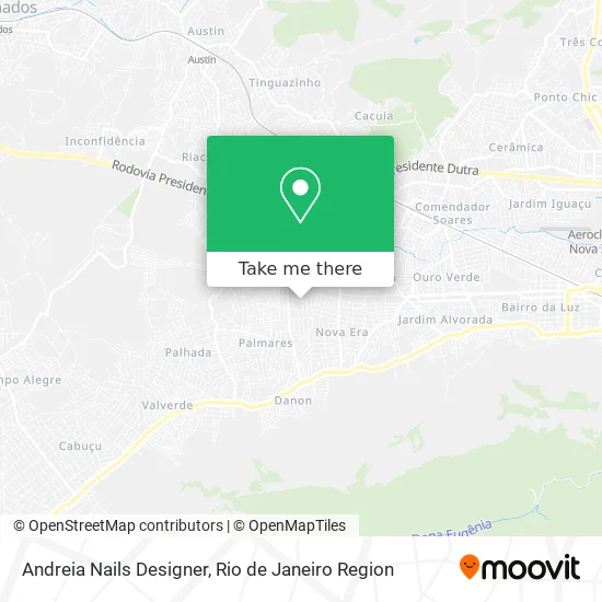 Andreia Nails Designer map