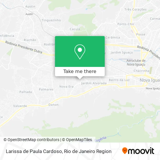 Larissa de Paula Cardoso map