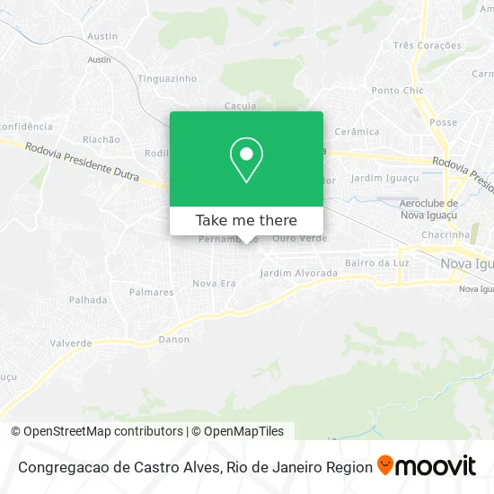 Congregacao de Castro Alves map