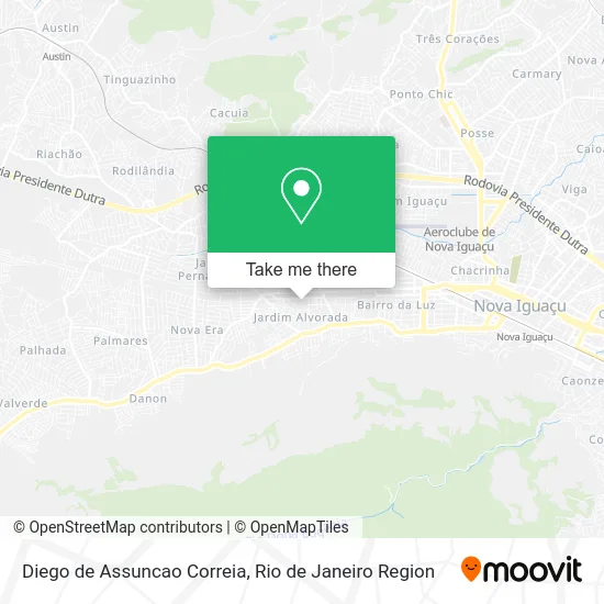 Diego de Assuncao Correia map