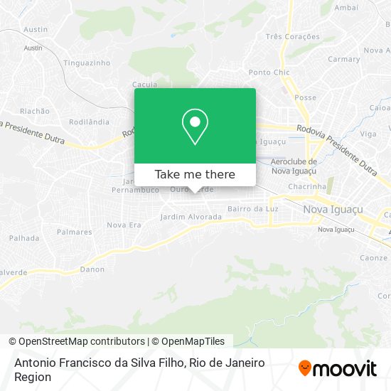 Mapa Antonio Francisco da Silva Filho