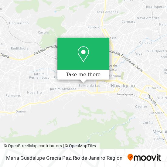 Maria Guadalupe Gracia Paz map