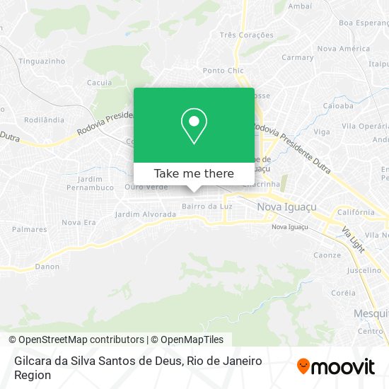 Gilcara da Silva Santos de Deus map