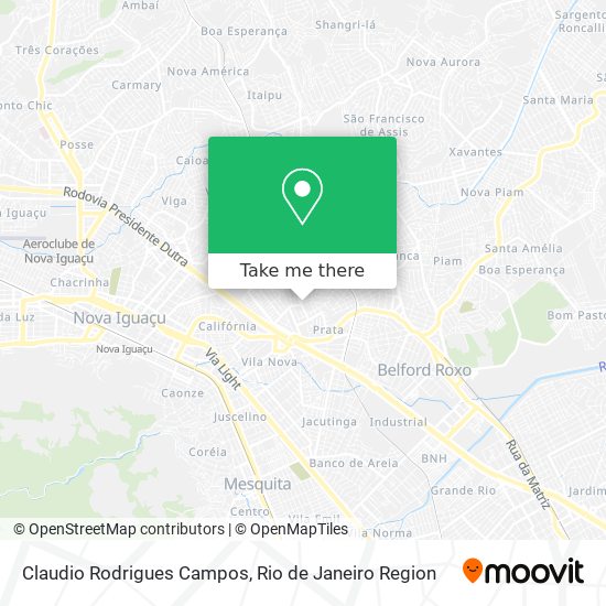 Mapa Claudio Rodrigues Campos