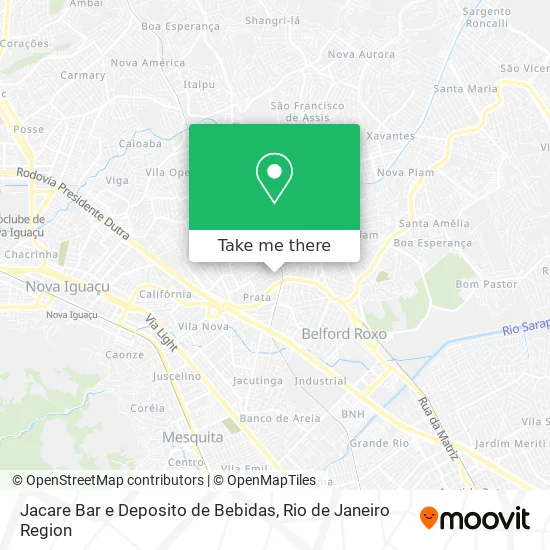 Jacare Bar e Deposito de Bebidas map