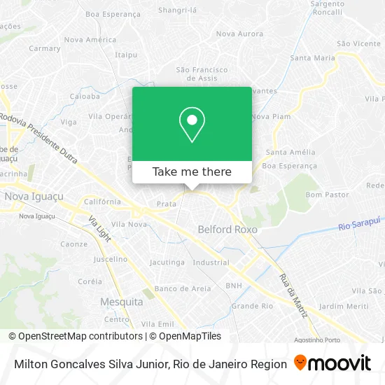 Milton Goncalves Silva Junior map