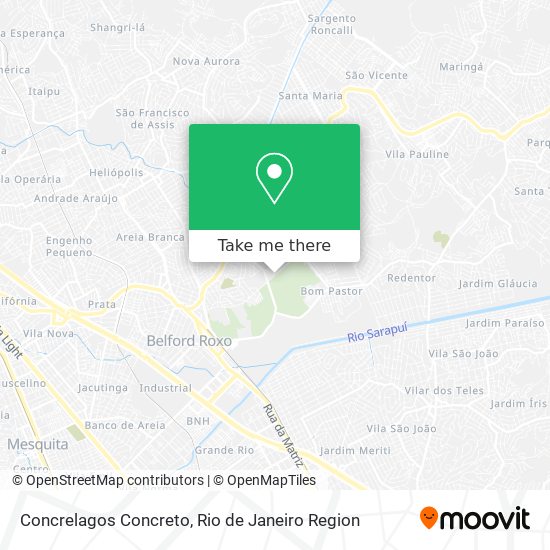 Concrelagos Concreto map