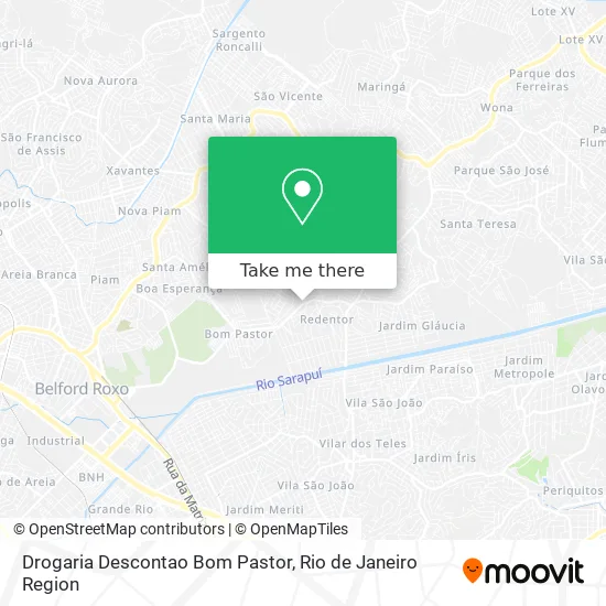 Drogaria Descontao Bom Pastor map