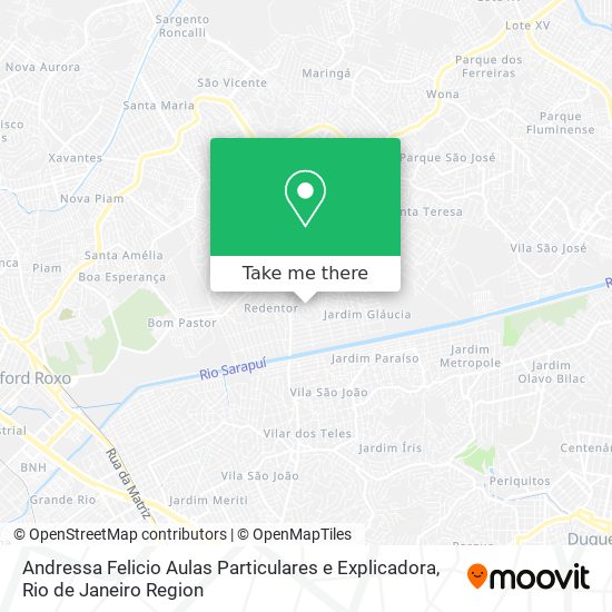 Andressa Felicio Aulas Particulares e Explicadora map