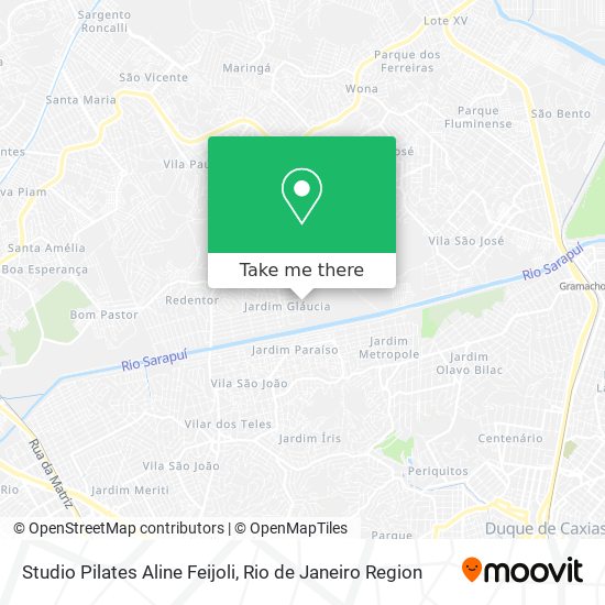 Studio Pilates Aline Feijoli map