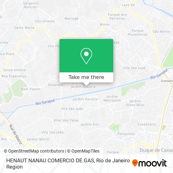 HENAUT NANAU COMERCIO DE GAS map