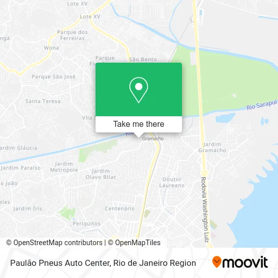 Paulão Pneus Auto Center map