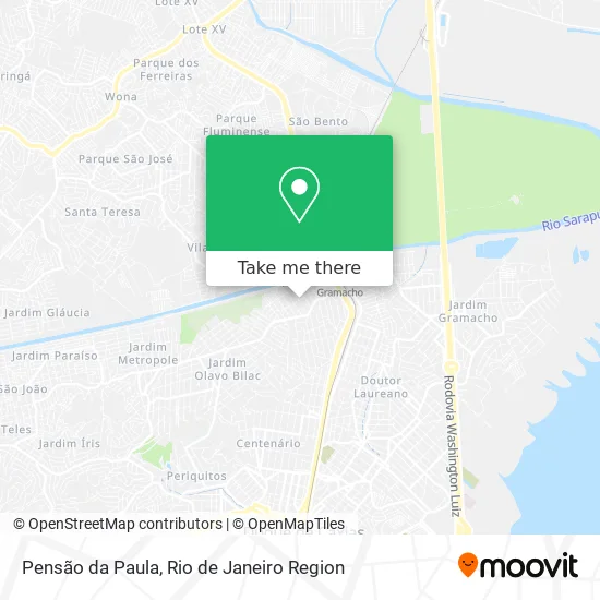 Pensão da Paula map