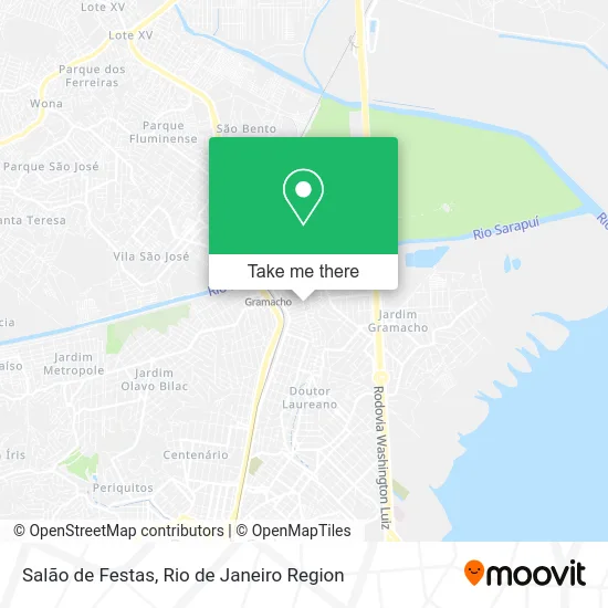 Salão de Festas map