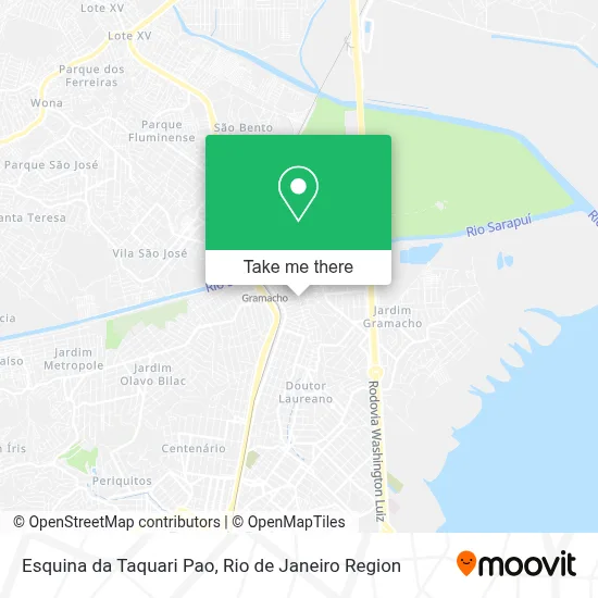 Esquina da Taquari Pao map