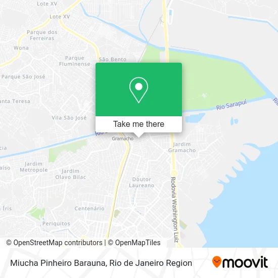 Miucha Pinheiro Barauna map