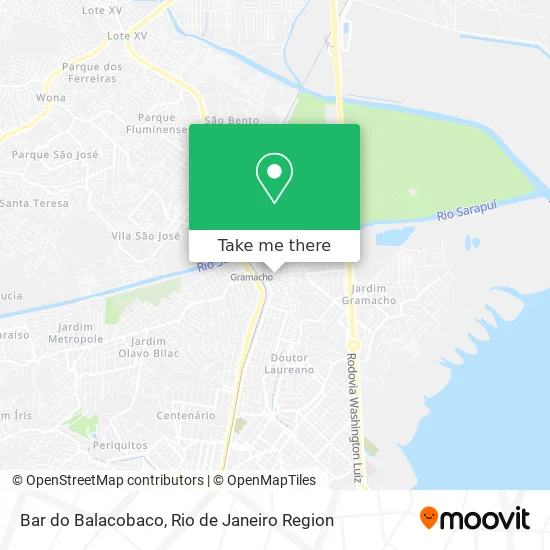 Bar do Balacobaco map