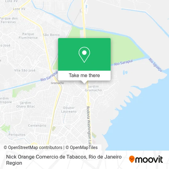 Nick Orange Comercio de Tabacos map