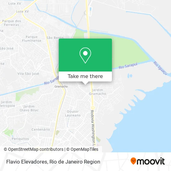 Flavio Elevadores map