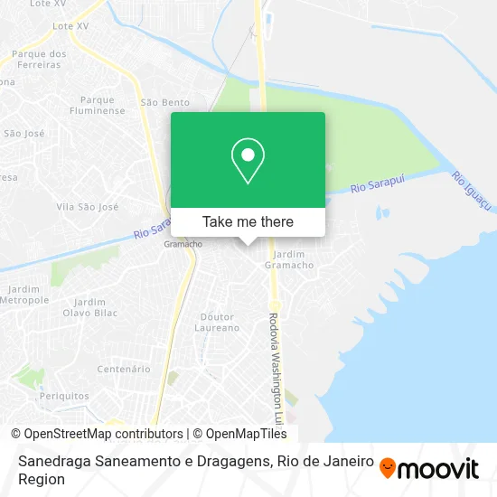 Sanedraga Saneamento e Dragagens map
