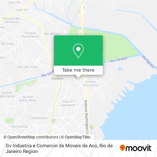 Gv Industria e Comercio de Moveis de Aco map