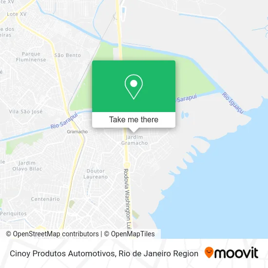 Cinoy Produtos Automotivos map