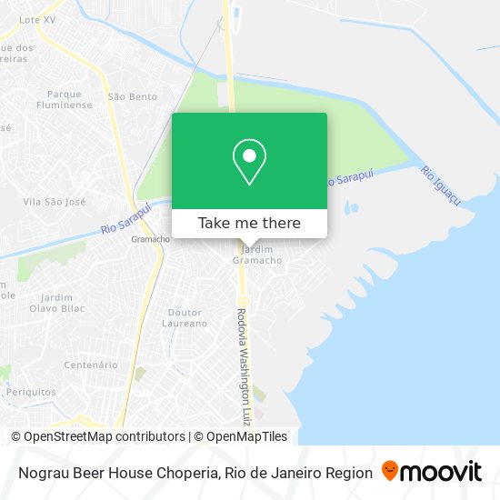 Mapa Nograu Beer House Choperia
