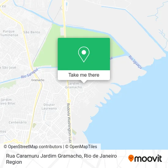 Rua Caramuru Jardim Gramacho map
