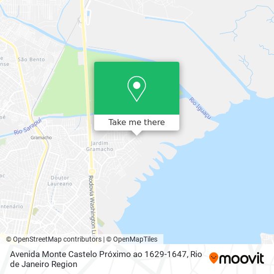 Avenida Monte Castelo Próximo ao 1629-1647 map