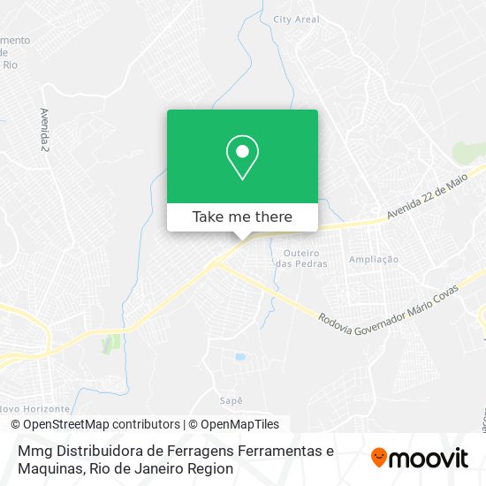 Mmg Distribuidora de Ferragens Ferramentas e Maquinas map