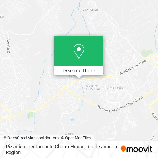 Pizzaria e Restaurante Chopp House map