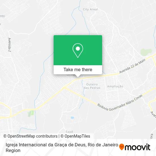 Igreja Internacional da Graça de Deus map
