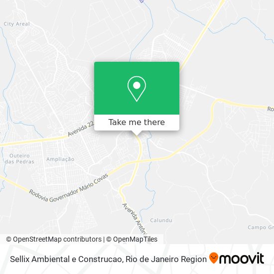 Mapa Sellix Ambiental e Construcao