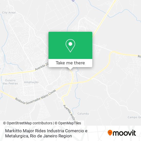 Markitto Major Rides Industria Comercio e Metalurgica map