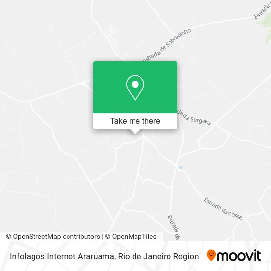 Infolagos Internet Araruama map