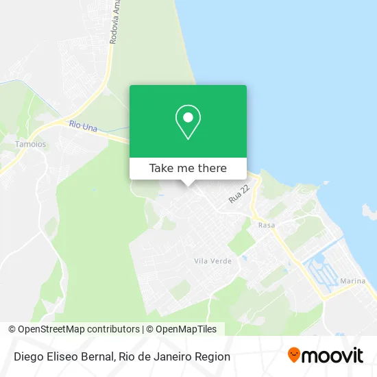 Diego Eliseo Bernal map