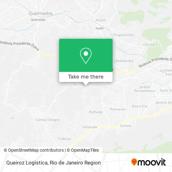 Queiroz Logistica map