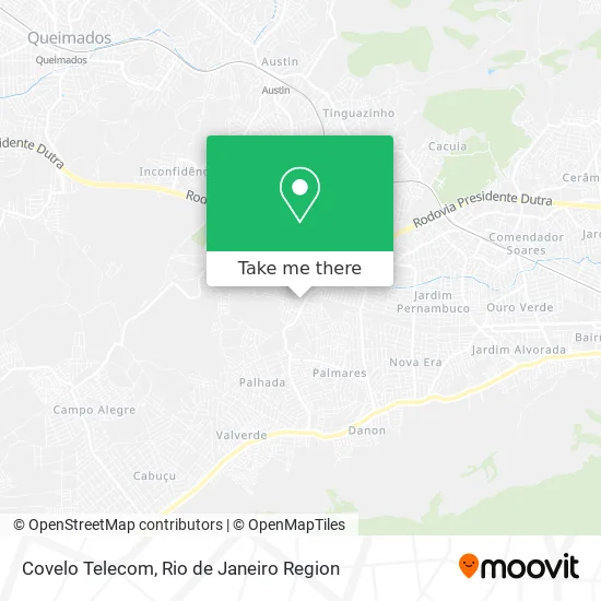 Covelo Telecom map