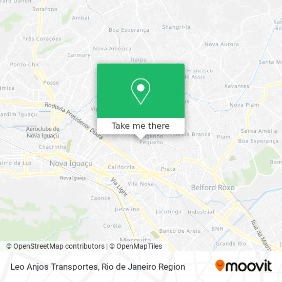 Leo Anjos Transportes map