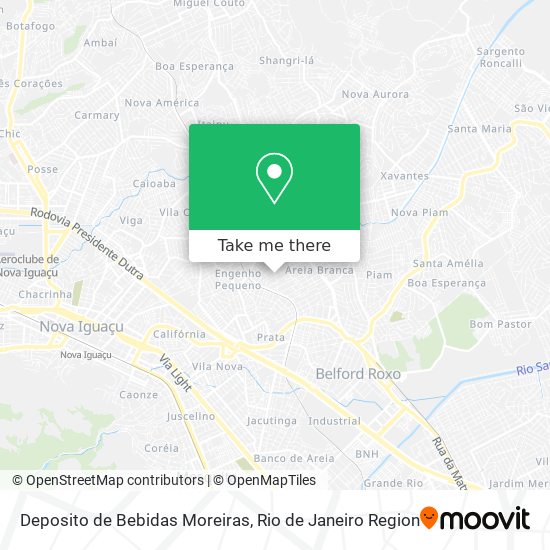 Mapa Deposito de Bebidas Moreiras